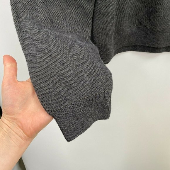 Tailor Vintage Mens Green Gray Winter Reversible V Neck Sweater New Sizes XL - Picture 7 of 7